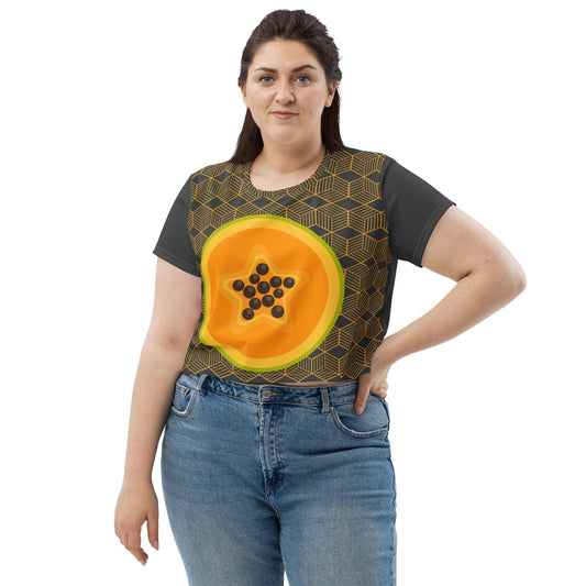 All-Over Print Crop Tee