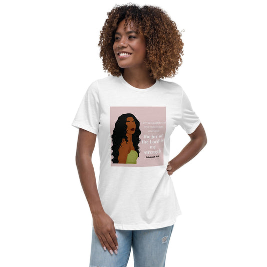 T-shirt « The Joy of the Lord is my strength »